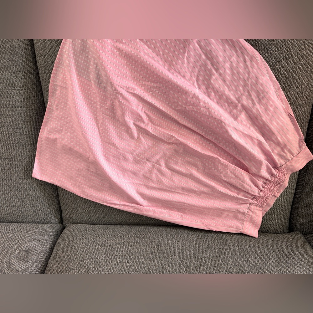 Balzac Paris NWOT Pink Striped Midi Skirt - Picture 5 of 5